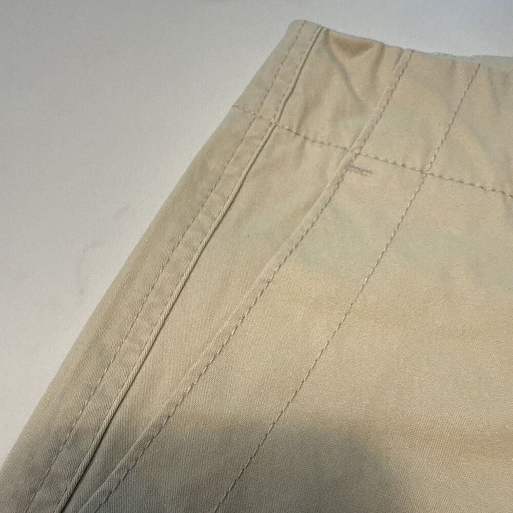 NWT Womens Tan Shorts Size 4 Stretch Dressy Summer Hook Closure A New Day - Picture 3 of 7